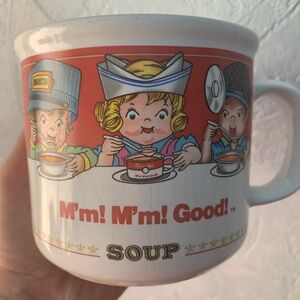 Soup Mug with Vintage Design